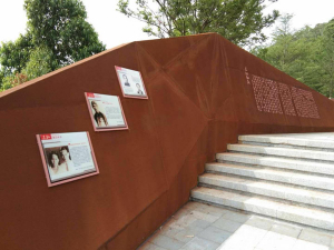 翔安耐候钢挡土墙